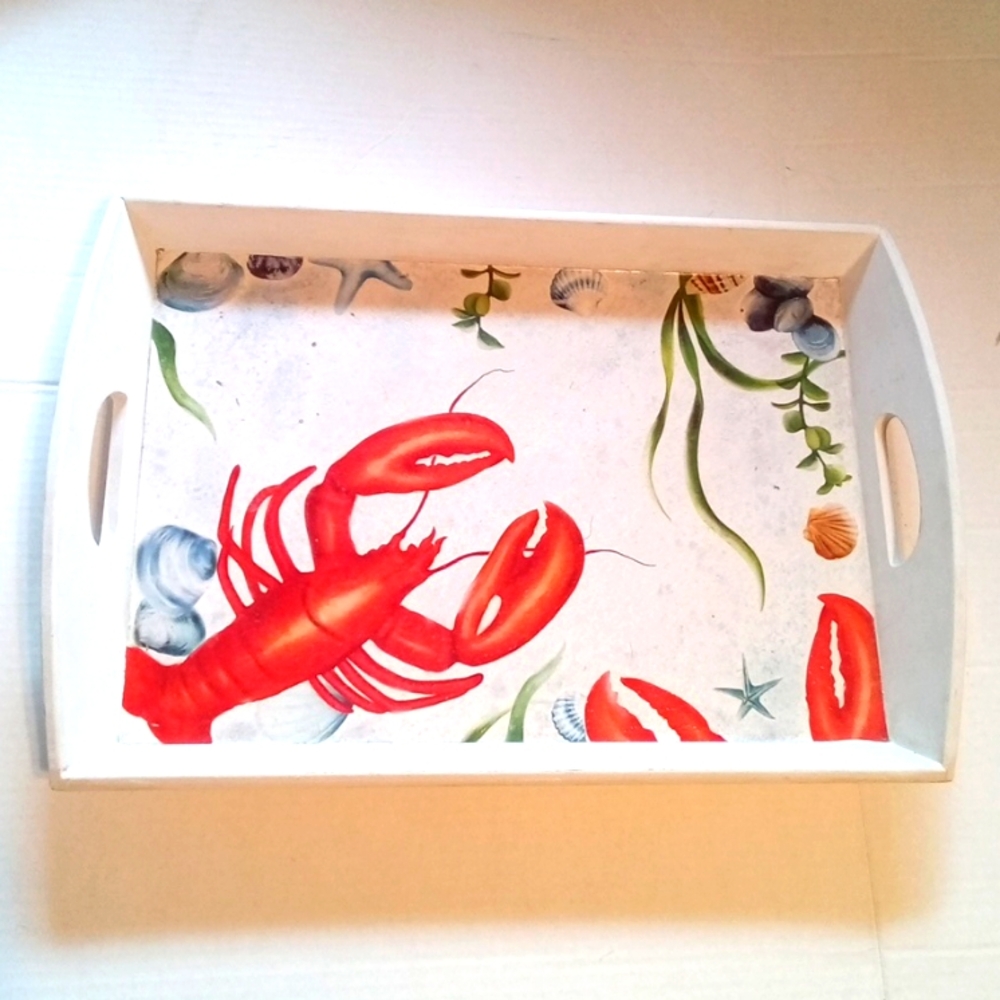 Wooden Lobster Serving Tray